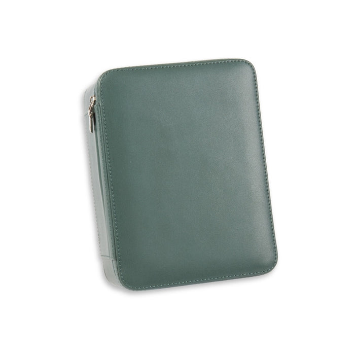 Drake Leather Four Watch and Accessory Travel Watch Case in Hunter Green