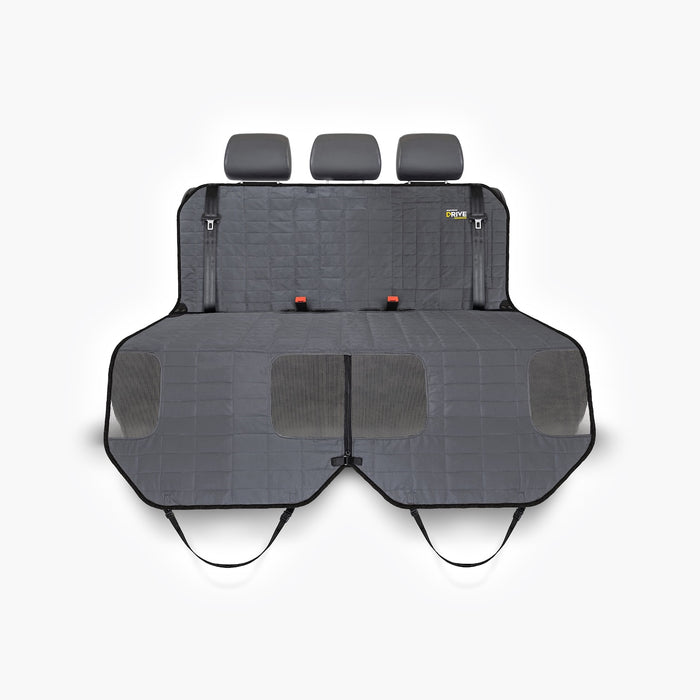 Pet car seat cover with backrests on a white background