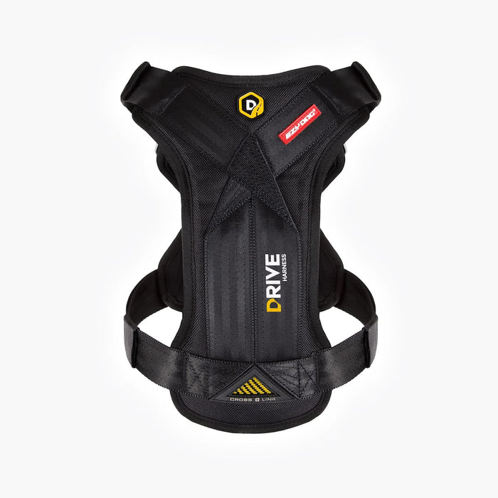 dog car harness front view