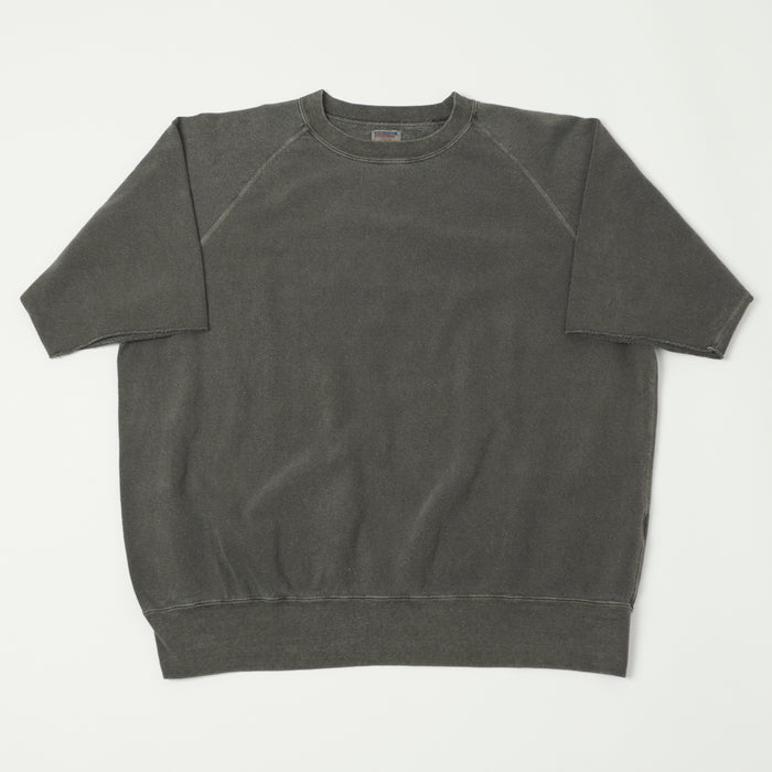 Dubbleworks Cut Off Sleeve Pigment Dyed Sweatshirt - Sumikuro