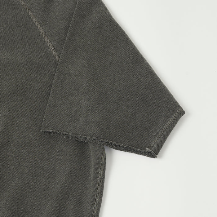 Dubbleworks Cut Off Sleeve Pigment Dyed Sweatshirt - Sumikuro