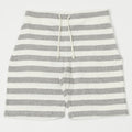 Dubbleworks Pile Border Shorts - Grey Stripe