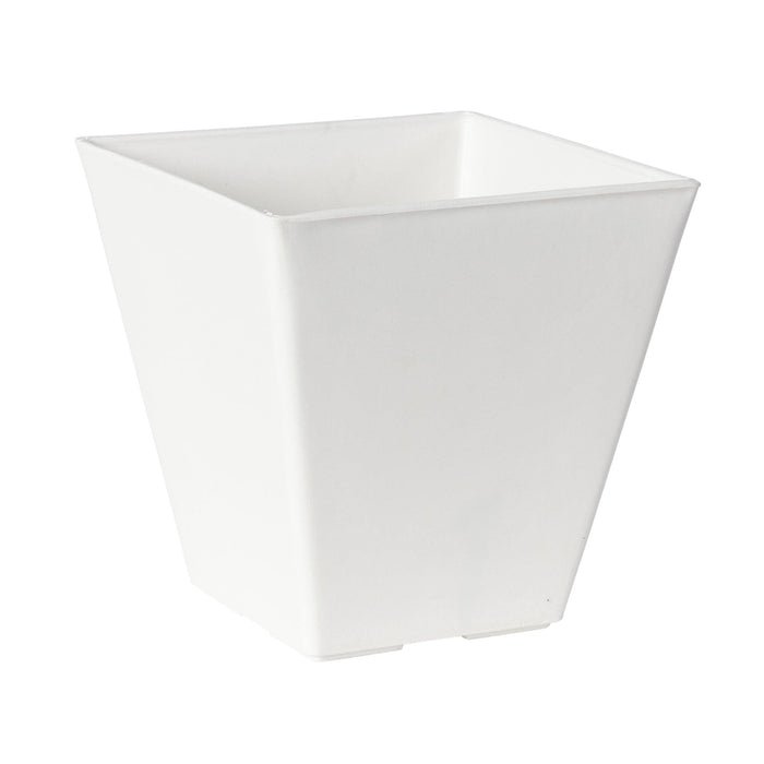 Square White 10-inch Ella Pot