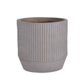Fiberclay Taper Cylinder - Taupe - 12-inch - Hicks Nurseries