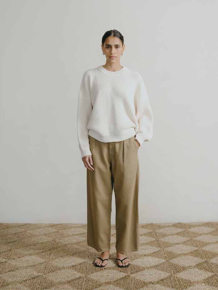 Field Pant, Tencel Bull Denim, Khaki