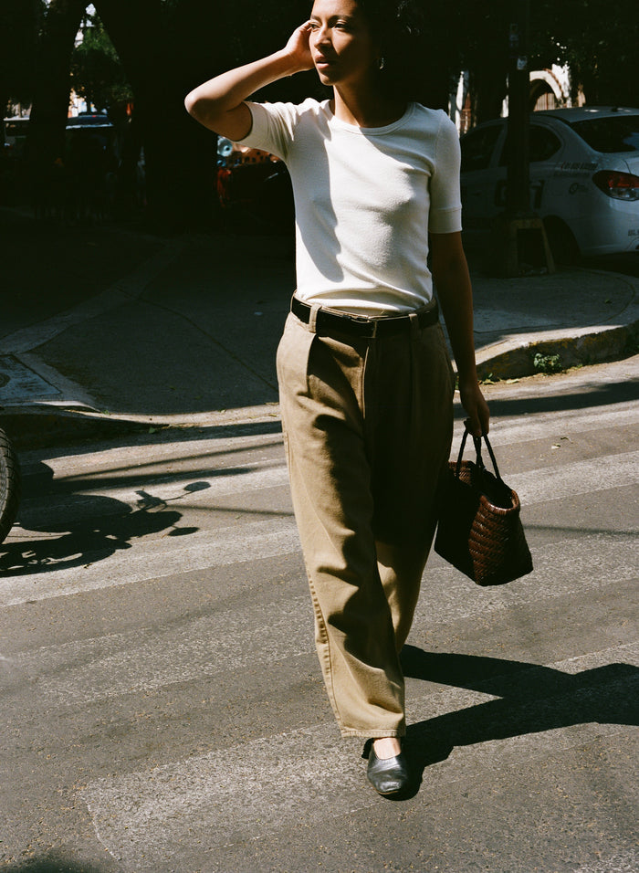 Field Pant, Tencel Bull Denim, Khaki