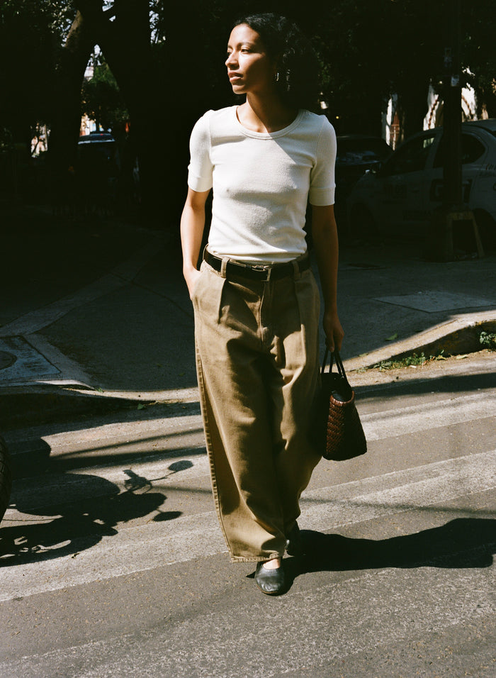 Field Pant, Tencel Bull Denim, Khaki