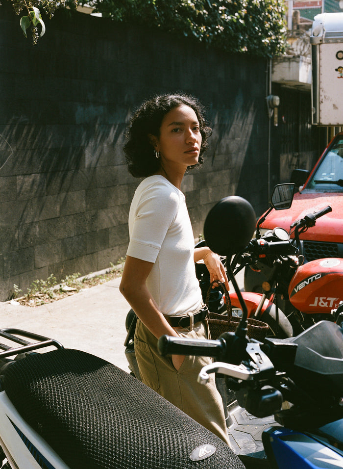 Field Pant, Tencel Bull Denim, Khaki