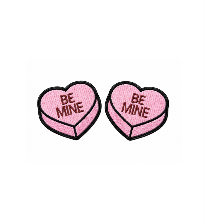Flair Patch- Be Mine (2 patches)