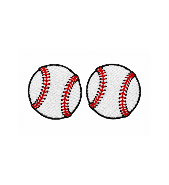 Flair Patch-Baseballs (2 patches)