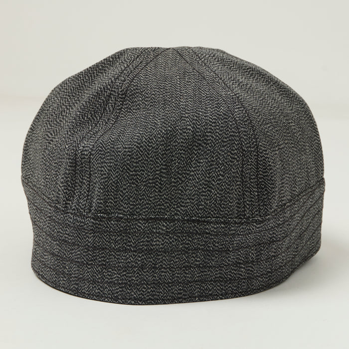 Freewheelers & Co Union Special Overalls 'Guthrie' Chambray Cap - Black Pepper