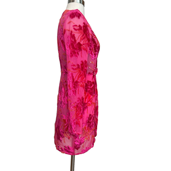 Fuchsia Floral Blouse - 2