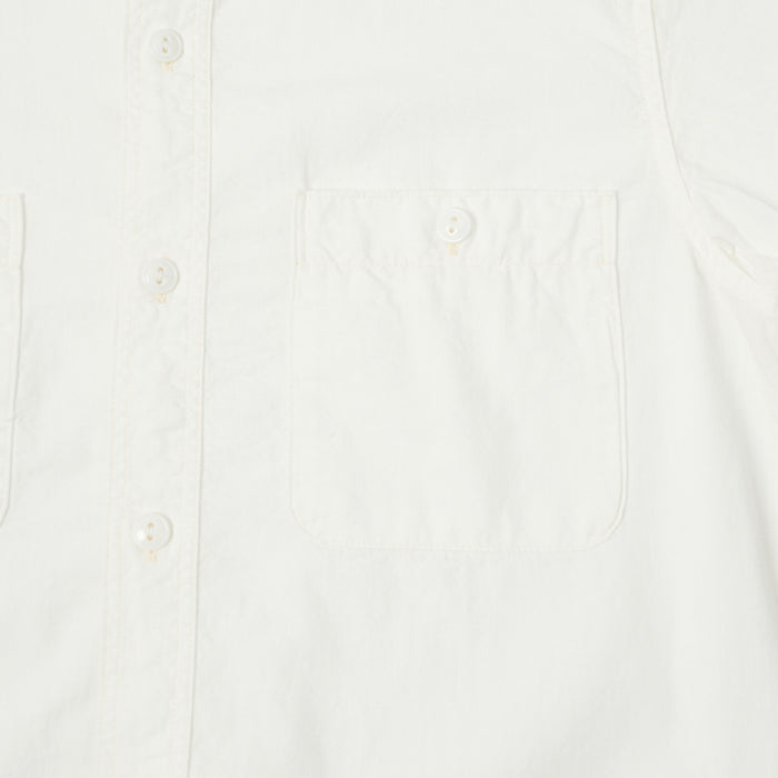 FULLCOUNT 4821 5oz Chambray Work Shirt - White