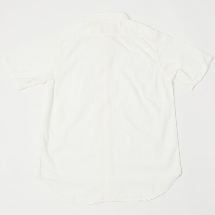 FULLCOUNT 4821 5oz Chambray Work Shirt - White