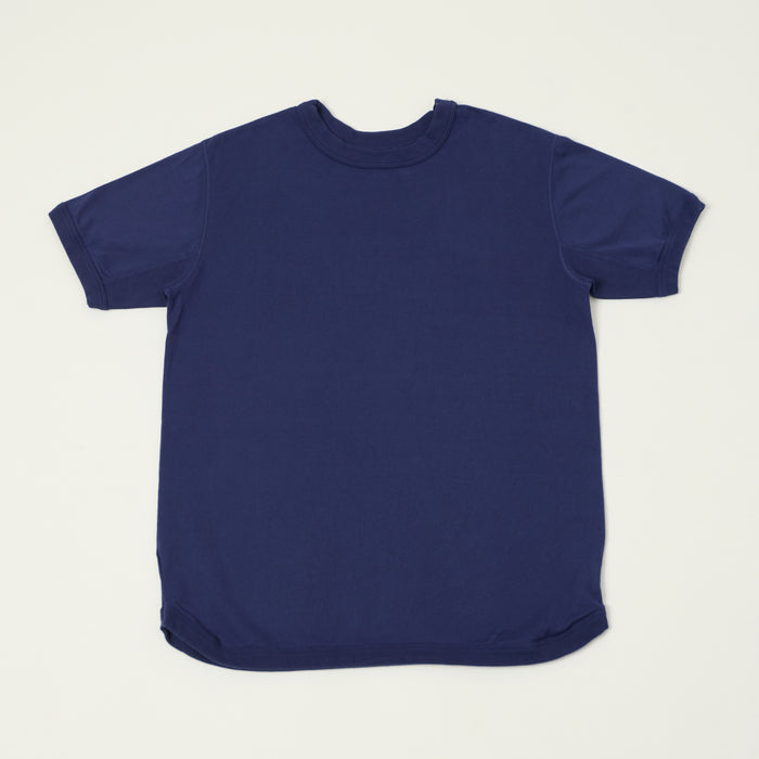 FULLCOUNT 5222 Flat Seam Heavyweight T-Shirt - Navy