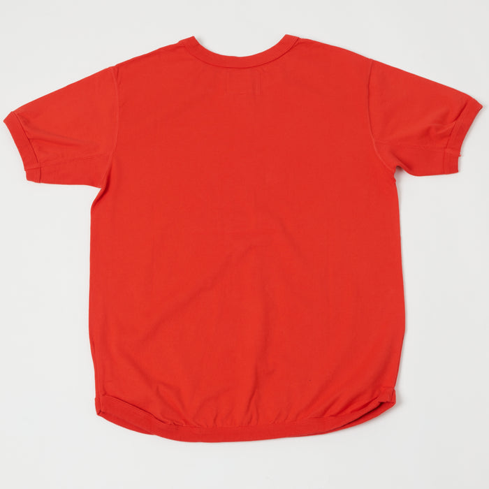 FULLCOUNT 5222 Flat Seam Heavyweight T-Shirt - Red