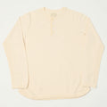 FULLCOUNT 5222LH Flat Seam Heavyweight Henley - Ecru