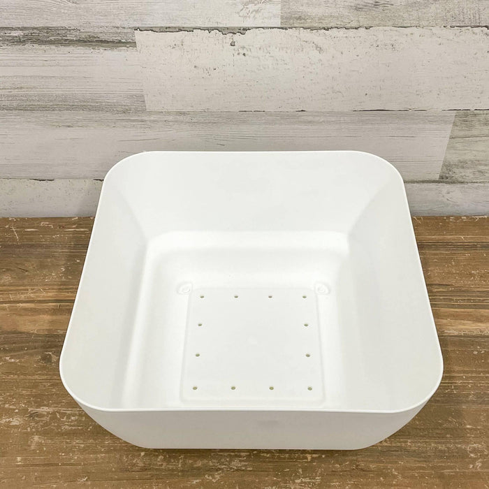 Garden Planter White - 12-inches - Hicks Nurseries