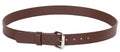 Genuine Brown Leather Dress Casual Jean Belt  1 1/4" Width Roller Buckle