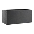 Gillingham Tough Planter - Black - 22-inch x 11-inch - Hicks Nurseries