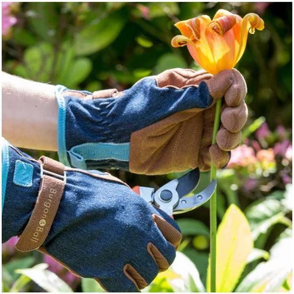 Gloves - Women's Denim - S/M - Hicks Nurseries