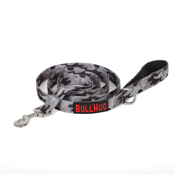 "GRAY CAMOUFLAGE " BULLHUG 6FT LEASH