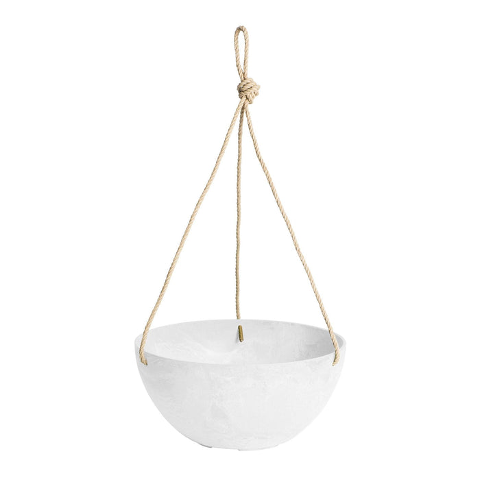 White 12-inch Napa Hanging Bowl