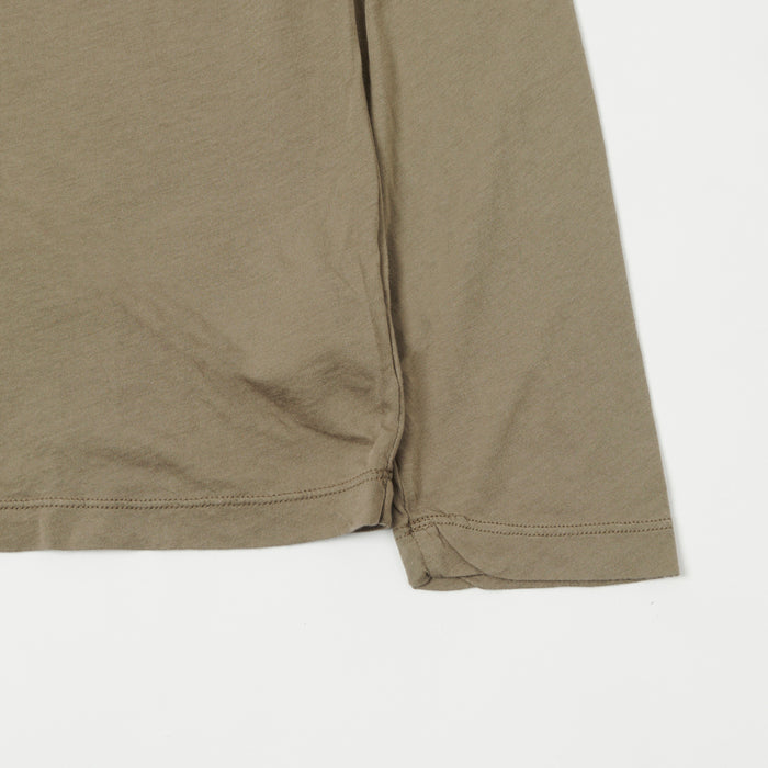 Hartford Lightweight Jersey Henley - Safari