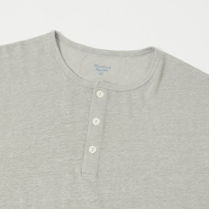 Hartford Linen Henley - Stone