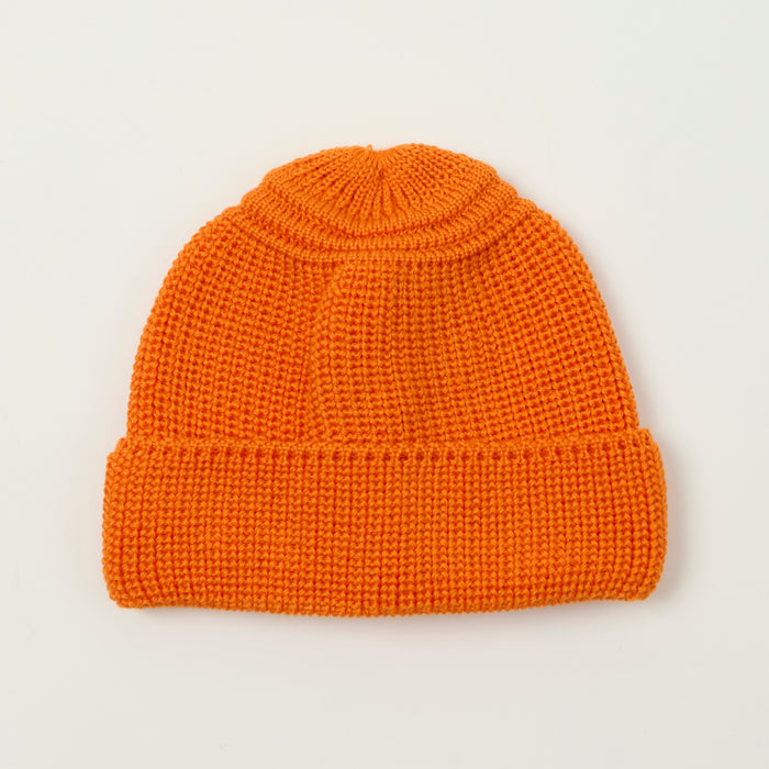 Heimat Merino Trawler Hat - Rescue Orange