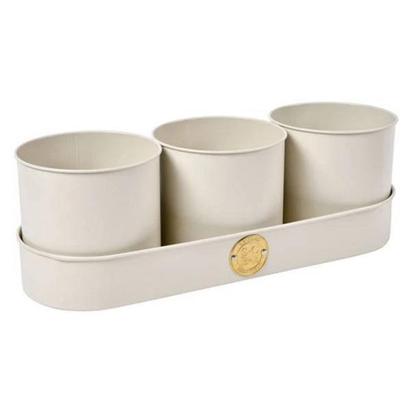 Herb Pots - Sophie Conran - Buttermilk - Hicks Nurseries