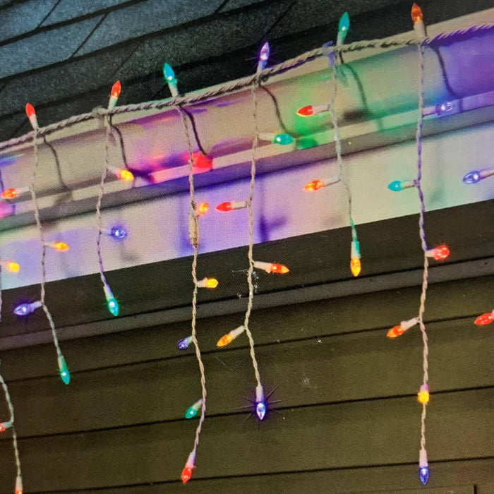 Icicle-Style LED 105 ct. C3 Light String Multi-Colored - Hicks Nurseries