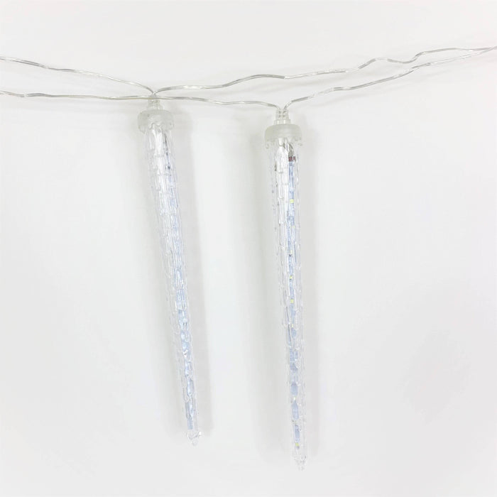 Icicle Tube LED 10 ct. Light Set Blue & White - Hicks Nurseries
