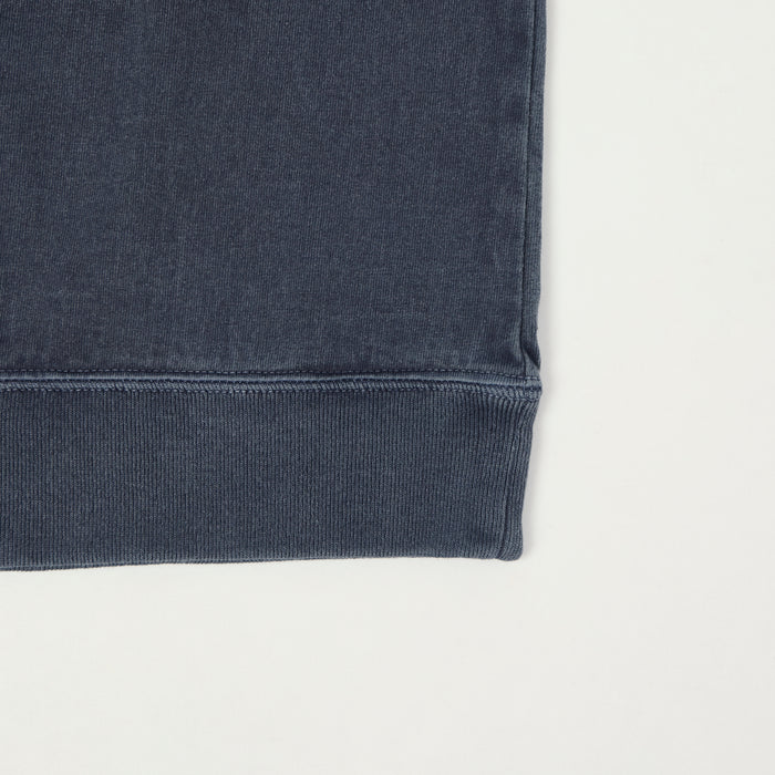Jackman Dotsume Rib T-Shirt - Fade Navy