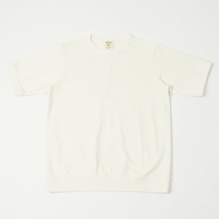 Jackman Dotsume Rib T-Shirt - Off White