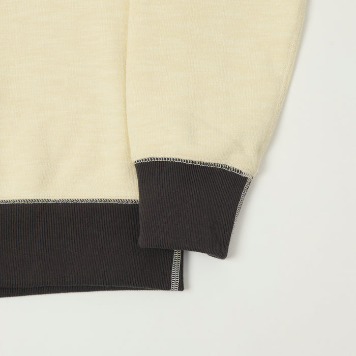 Jackman GG Crewneck Sweatshirt - Ivory/Ink Black