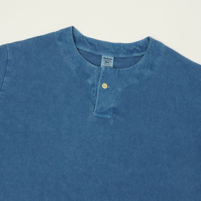 Jackman Henley T-shirt - Fade Blue
