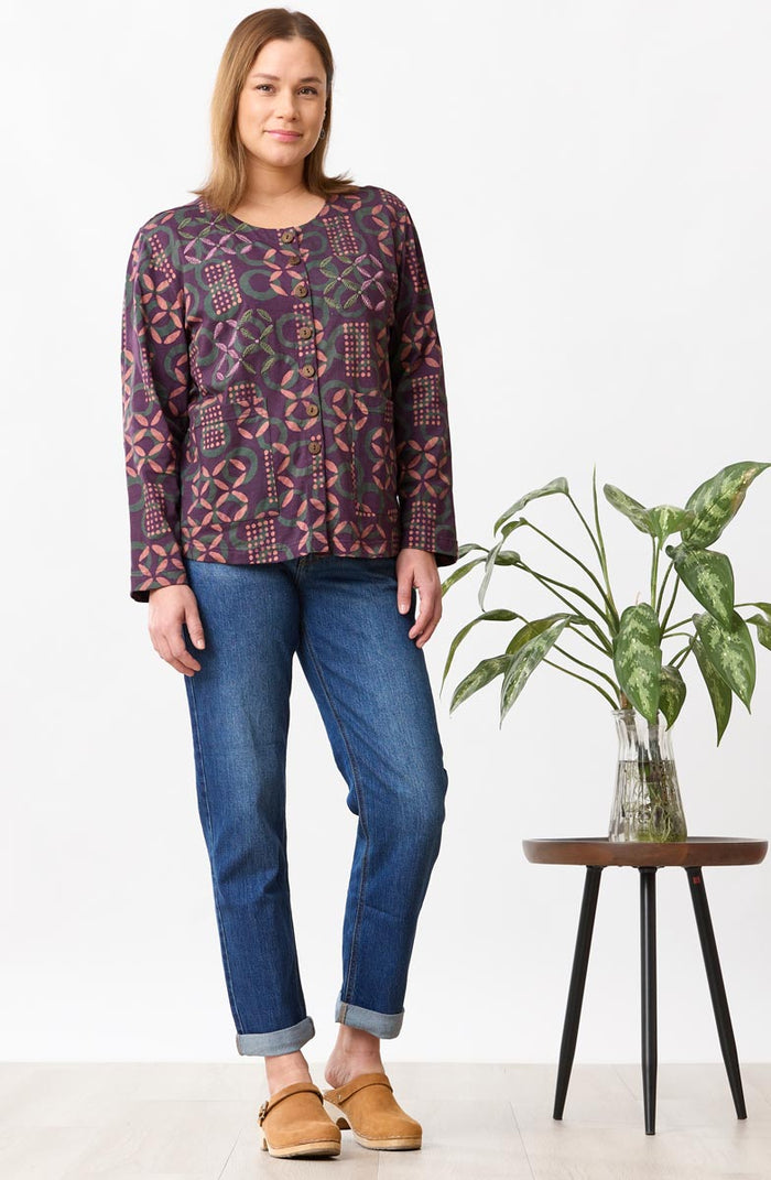 Dusty plum/Multi
