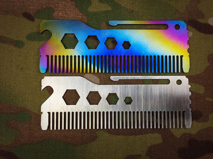 King5six1 MultiTool Comb titanium — full view — Empire Outfitters
