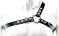 Leather Bulldog Body Harness D Rings Snap Adjustable