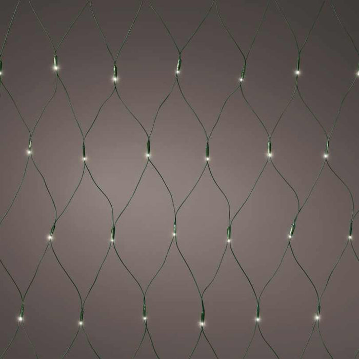 The LED Net Lights – Warm White – 200 Count by Available for Pick-Up & Delivery features a grid of softly glowing LEDs, creating a warm diamond pattern over any neutral backdrop.