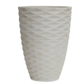 Lightweight Bilbao Tall Planter - Cream - 14-inch - Hicks Nurseries