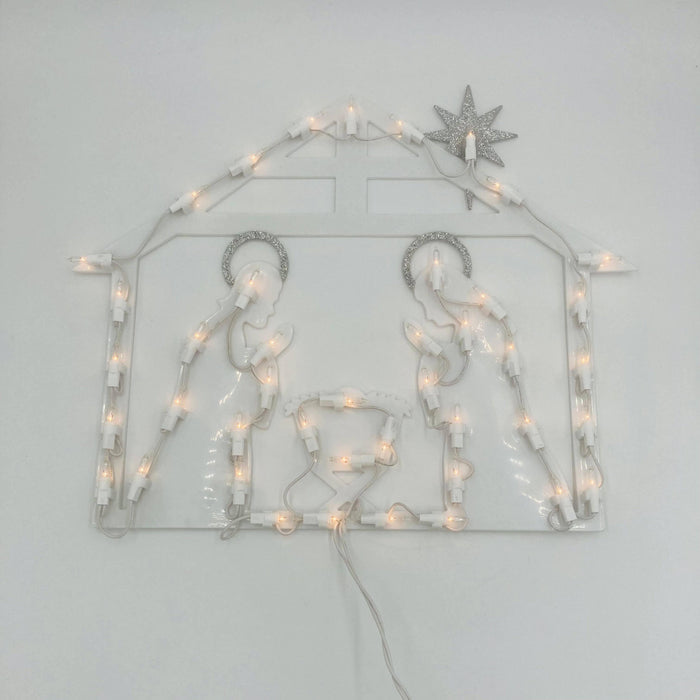 Lit Window Decor - Nativity - Hicks Nurseries