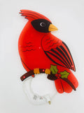 Lit Window Decor - Shimmering Cardinal - Hicks Nurseries