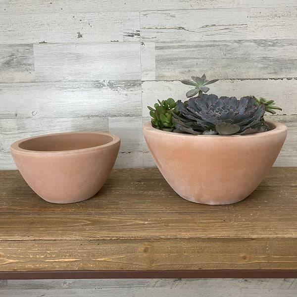 Maloja Clay Bowl - 12-inch - Hicks Nurseries