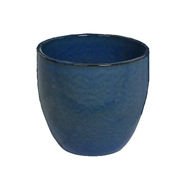 Matteo Planter - Blue - 18.5-inch - Hicks Nurseries