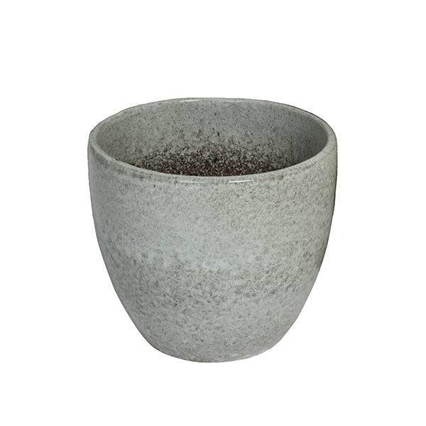 Matteo Planter - Off White - 14-inch - Hicks Nurseries