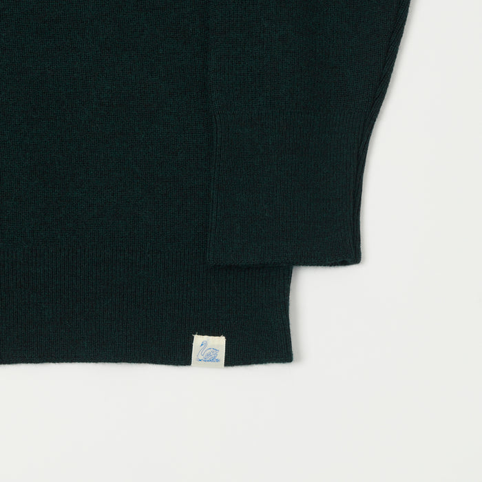 Merz b. Schwanen Extra Fine Merino Wool Pullover - Dark Teal