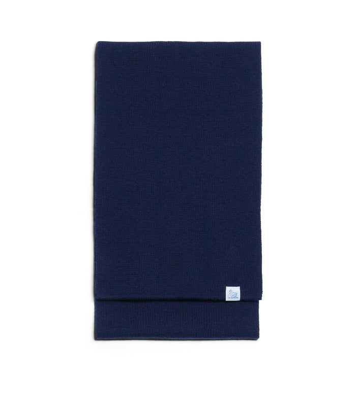 Merz b. Schwanen Long Merino Scarf - Dark Navy