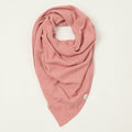 Merz b. Schwanen Merino/Cashmere/Silk Triangle Scarf - Rosewood